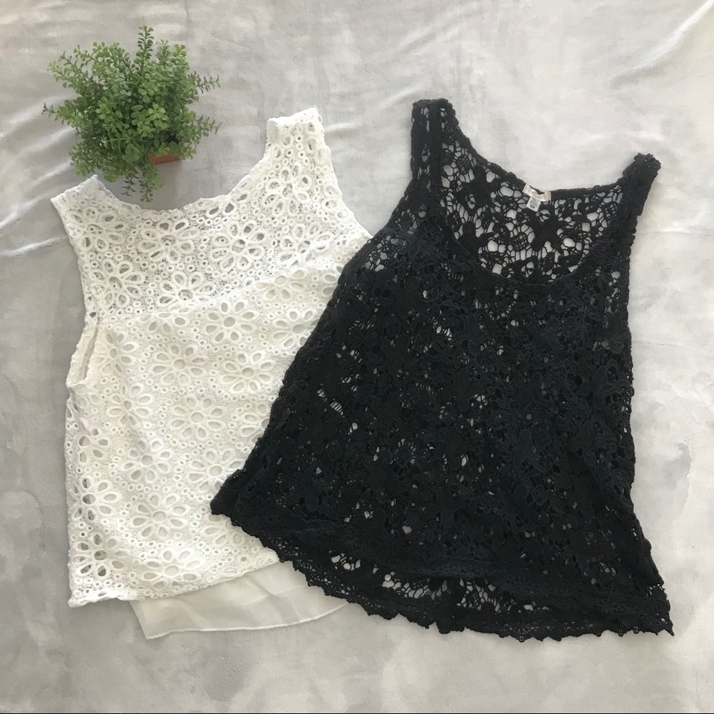 Bundle of Pretty Lace Tops